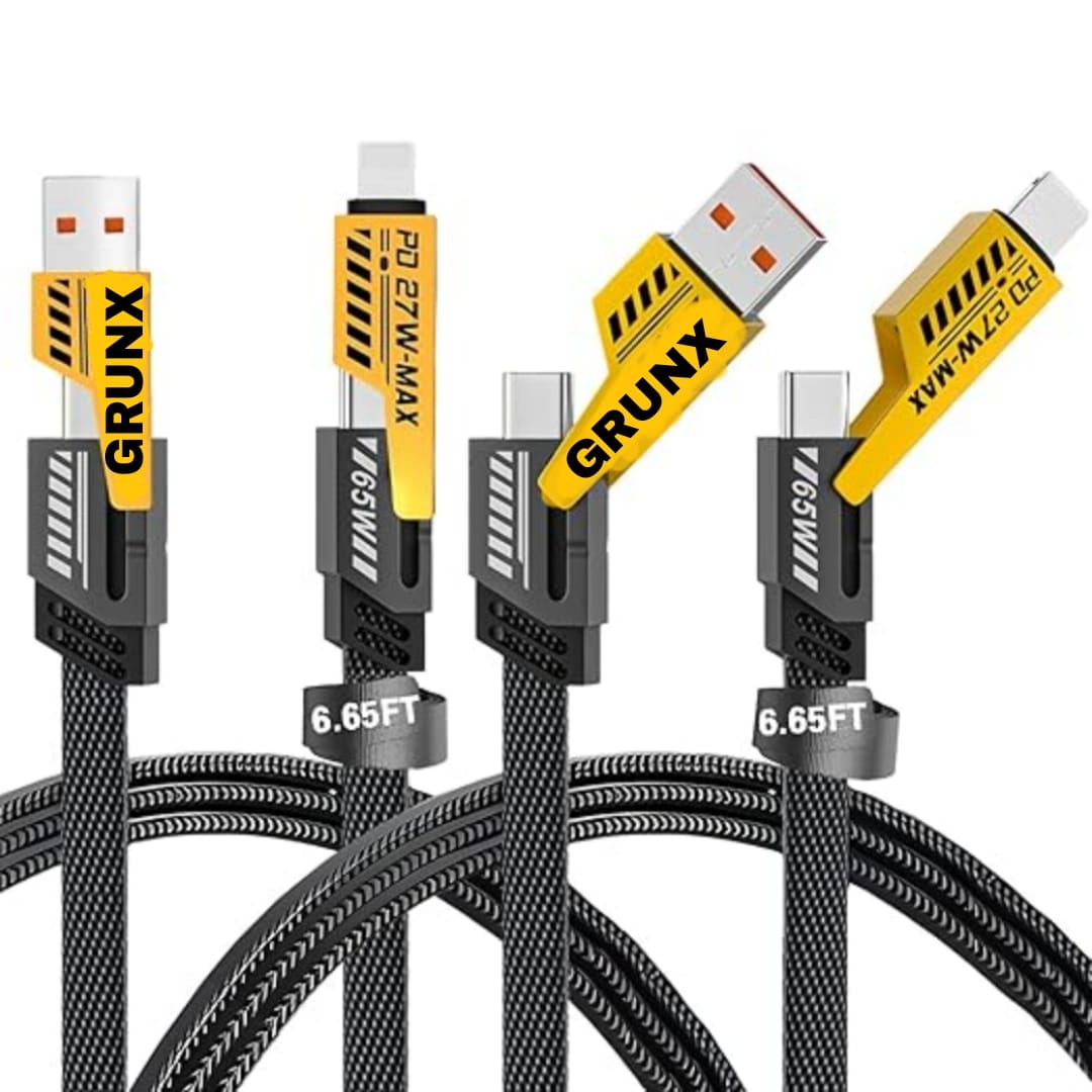 4 in one multi USB PD charging cable