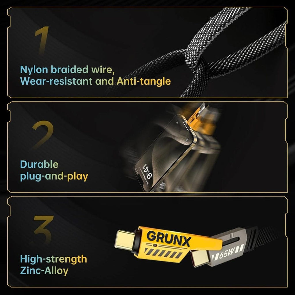 4 in one multi USB PD charging cable