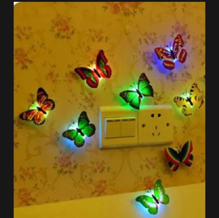 Magical LED Butterfly Wall Decor Lights (6-Piece Set)